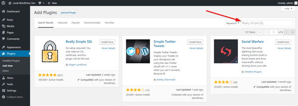 WordPress Plugins - Search